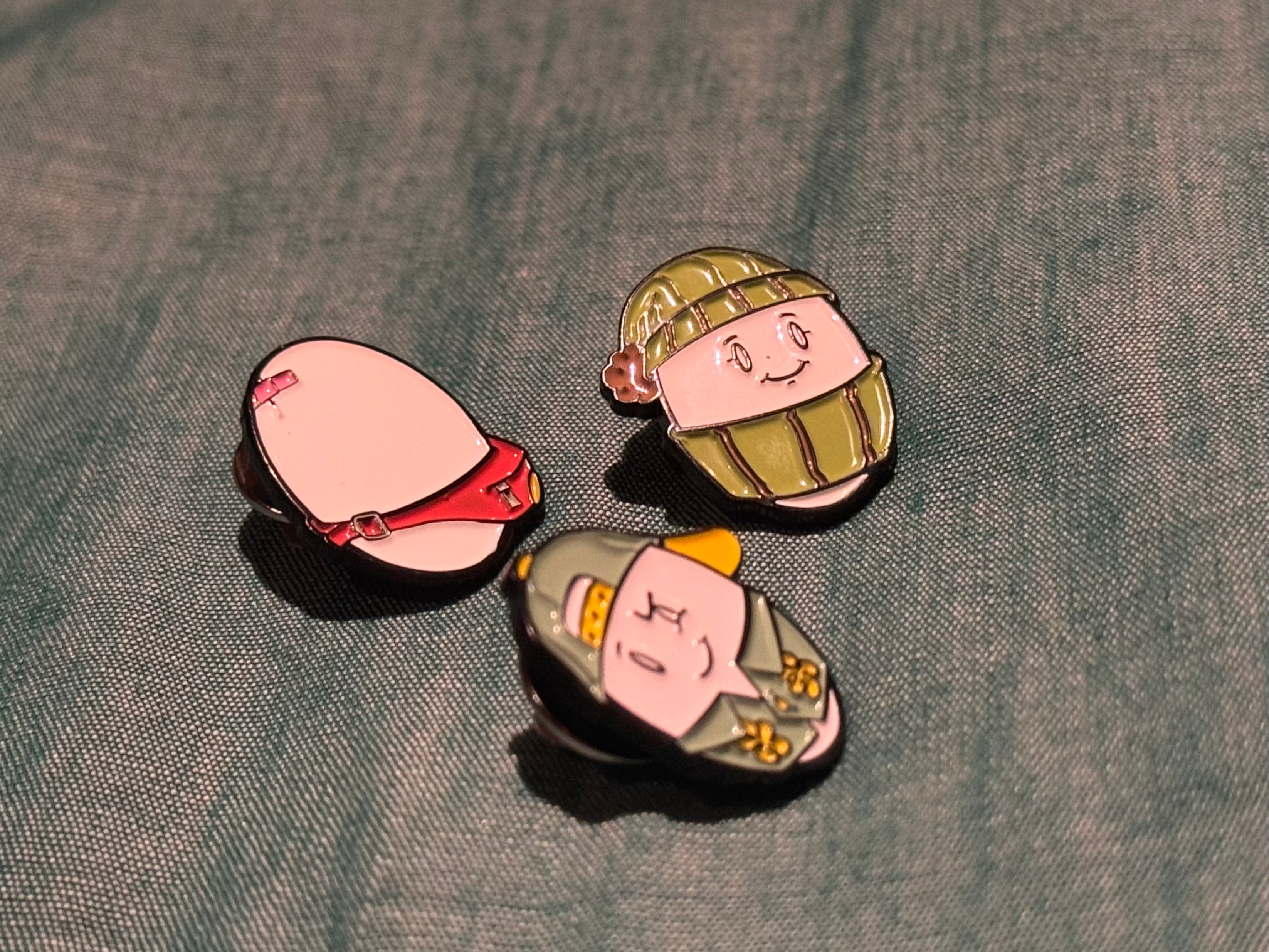 The Von Dingle pins - pack of 3!
