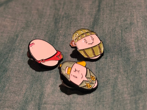 The Von Dingle pins - pack of 3!